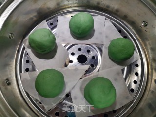 艾草青团的做法步骤：7