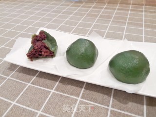 艾草青团的做法步骤：10