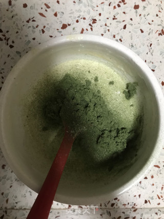 艾草发糕的做法步骤：2