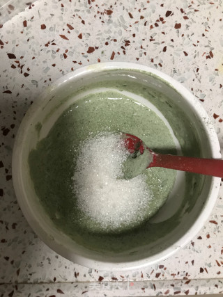 艾草发糕的做法步骤：3