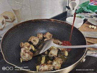 番茄酱红烧排骨的做法步骤：6