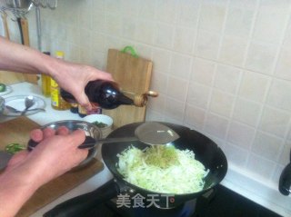 清炒包菜丝的做法步骤：6