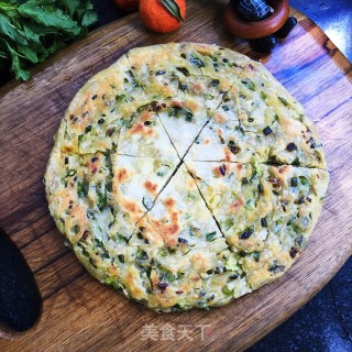美味葱花饼的做法步骤：14