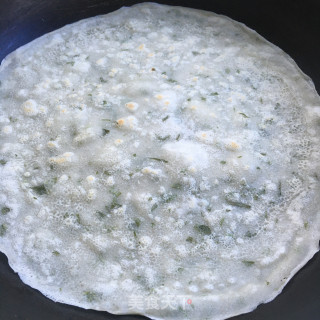 嫩花椒叶煎饼的做法步骤：9