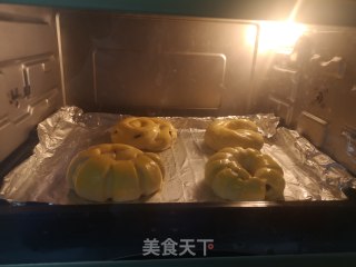 豆沙蜜豆面包的做法步骤：18