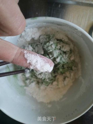 鼠曲草青团（粑粑）的做法步骤：4