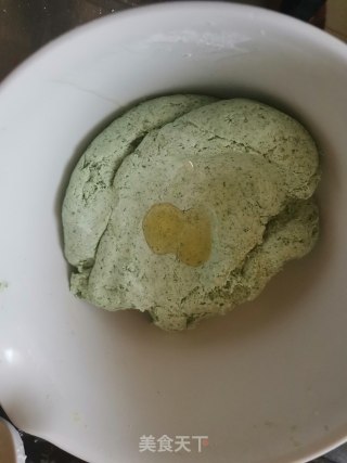 鼠曲草青团（粑粑）的做法步骤：5