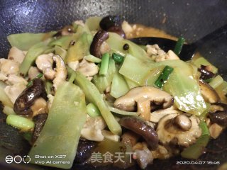 莴笋炒鸡肉的做法步骤：10