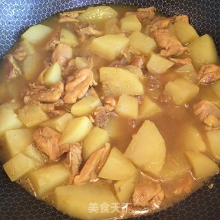 咖喱鸡块焖土豆的做法步骤：7
