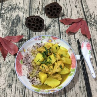 咖喱鸡块焖土豆的做法步骤：10