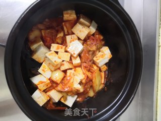 辣白菜炖锅的做法步骤：6