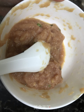 青菜肉圆汤的做法步骤：3