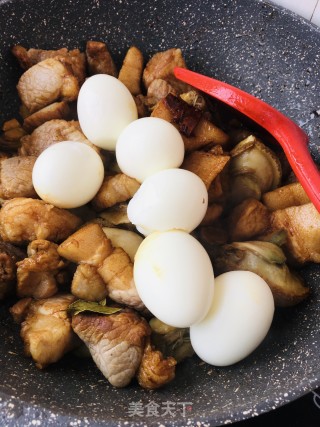 鲍鱼鸡蛋烧肉的做法步骤：12