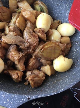 鲍鱼鸡蛋烧肉的做法步骤：13