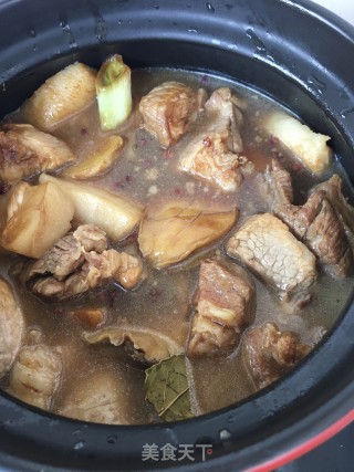 鲍鱼鸡蛋烧肉的做法步骤：14