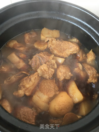 鲍鱼鸡蛋烧肉的做法步骤：15