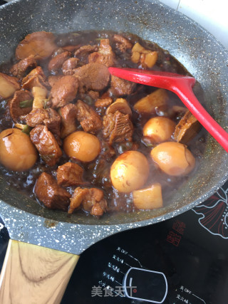鲍鱼鸡蛋烧肉的做法步骤：19