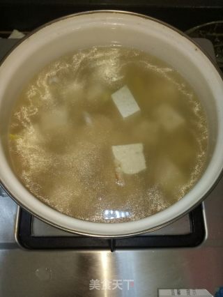 豆腐丸子汤的做法步骤：4