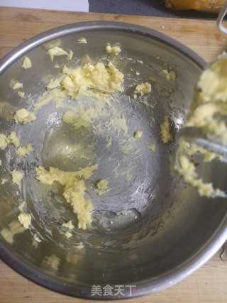 蛋白芝麻薄脆饼干的做法步骤：2