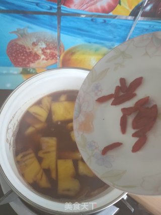 菠萝甜汤的做法步骤：10