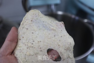 多谷麻糬肉松面包的做法步骤：3