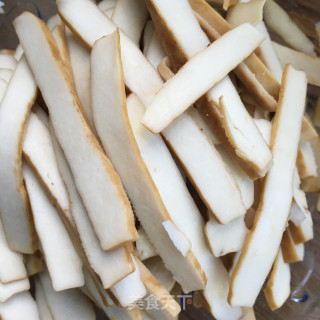 韭菜炒豆干的做法步骤：3