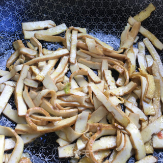韭菜炒豆干的做法步骤：6