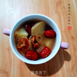 冰糖苹果山楂水的做法步骤：4