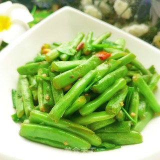 炝炒四季豆的做法步骤：9