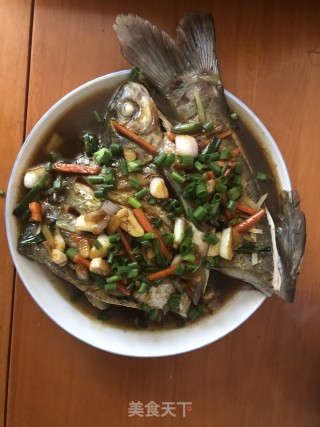蒸鳊鱼的做法步骤：5