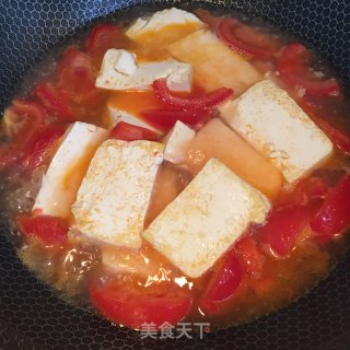 西红柿烧豆腐的做法步骤：4