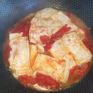 西红柿烧豆腐的做法步骤：5