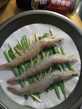 黑胡椒烤虾的做法步骤：5