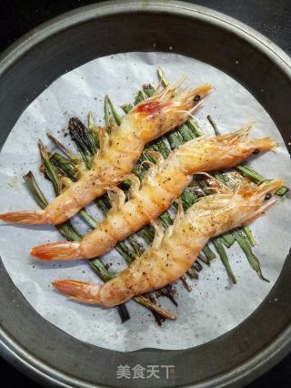 黑胡椒烤虾的做法步骤：7