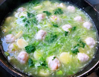 #春季润燥汤水#萝卜丝虾滑豆腐汤的做法步骤：11