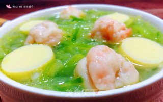 #春季润燥汤水#萝卜丝虾滑豆腐汤的做法步骤：12
