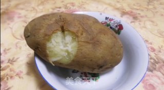 微波炉烤土豆的做法步骤：7