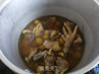鸡汤豆腐皮的做法步骤：4