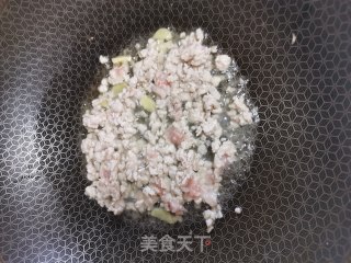 葱香肉末豆腐的做法步骤：3