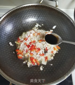 葱香肉末豆腐的做法步骤：6