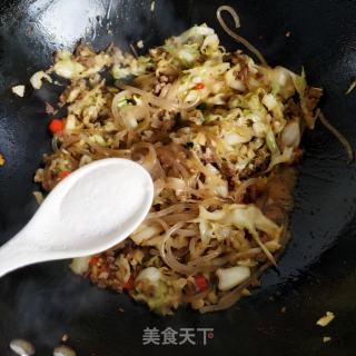 肉末粉条包头菜的做法步骤：8
