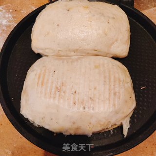 蛋黄肉松千层饼的做法步骤：9