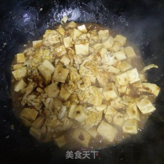 甜面酱鸡蛋烧内脂豆腐的做法步骤：6