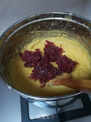 玫瑰绿豆馅豆包的做法步骤：4