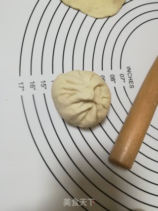 玫瑰绿豆馅豆包的做法步骤：8