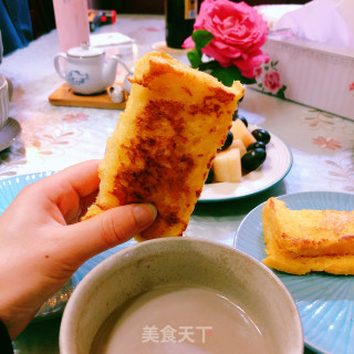 鸡蛋煎香蕉????吐司????的做法步骤：10