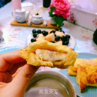 鸡蛋煎香蕉????吐司????的做法步骤：11