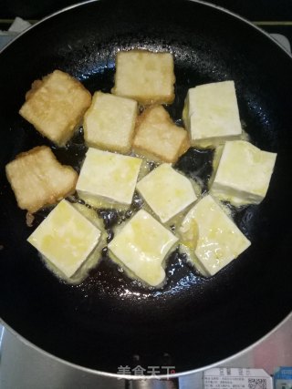 锅烧豆腐的做法步骤：4