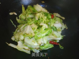 爆炒卷心菜的做法步骤：13