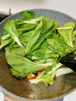 炝炒小白菜的做法步骤：3